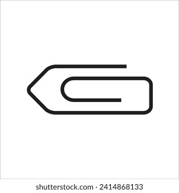 paper clip vector icon line template