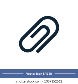 paper clip vector icon template