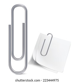 Paper clip. Vector illustration