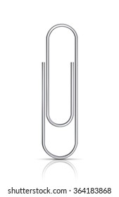 Paper clip. Vector Illustration