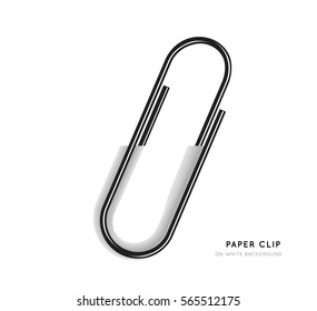 Paper clip vector illustration