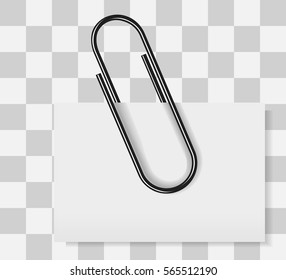 Paper clip vector illustration