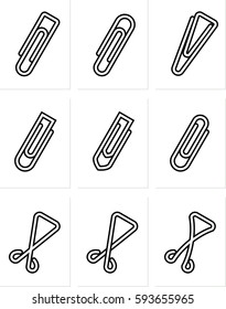 Paper Clip Vector Illustration