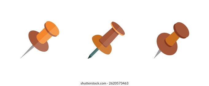 Colección de Ilustración vectorial de Clip de papel