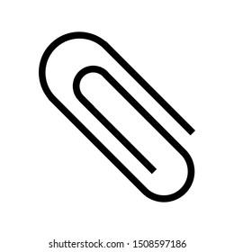 Paper clip vector illustration,email attachment files. Perfect for sign,symbol,label,symbol etc.
