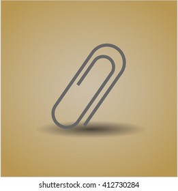 Paper Clip vector symbol