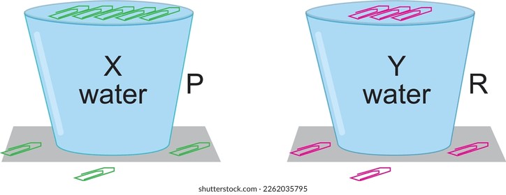 paper clip water glass water tension experiment