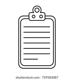 paper clipboard isolated icon