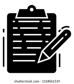 Paper and clipboard , writing concept 