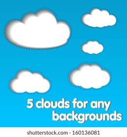 Paper clouds