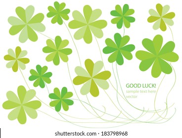 paper clovers background