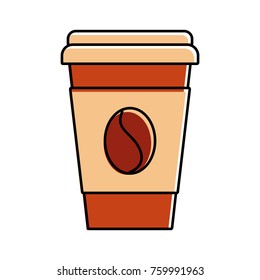 paper coffee cup bean fresh beverage