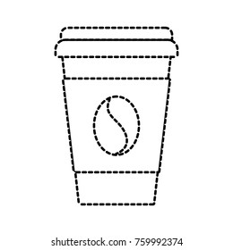 paper coffee cup bean fresh beverage