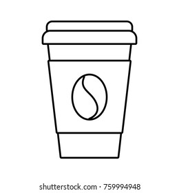 paper coffee cup bean fresh beverage