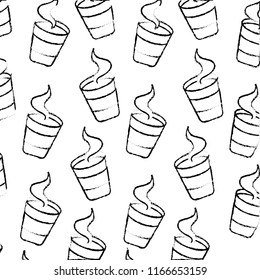 paper coffee cup hot beverage pattern