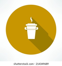 paper coffee cup icon