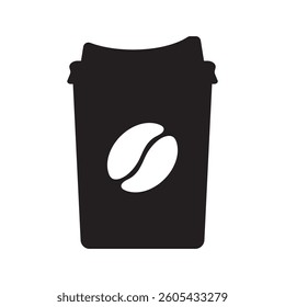 Paper coffee cup icon. Coffee cup icon.