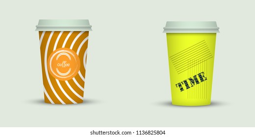 paper coffee cup icon vector illustration