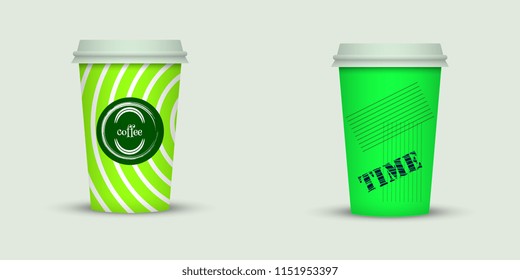 paper coffee cup icon vector illustration