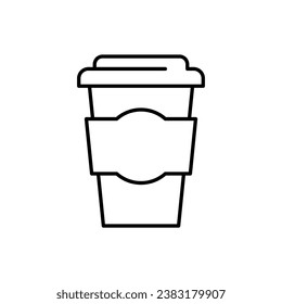 Papier-Kaffeetasse-Symbol