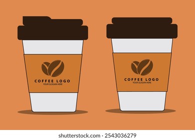 Paper Coffee Cup with logo