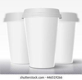 Paper coffee cup mockup