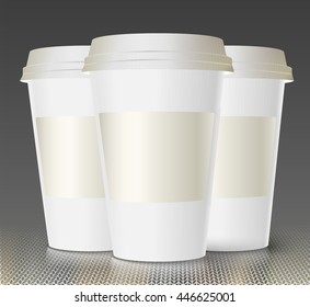 Paper coffee cup mockup