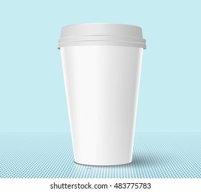 Paper coffee cup mockup