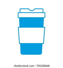 paper coffee cup take out disposable plastic
