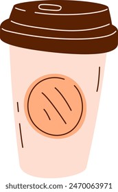 Paper Coffee Cup Vector Illustration
