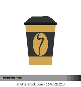 Paper Coffee Cups Icon Vector