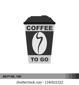 Paper Coffee Cups Icon Vector