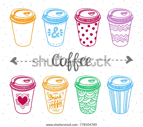 cute paper coffee cups