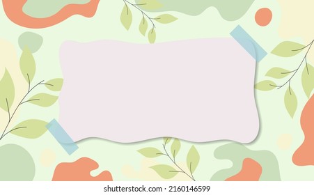 Plantas de coloración de papel y marco de memphis