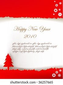 paper collection Vector Christmas & New-Year's greeting card