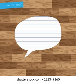 Paper comment on wood