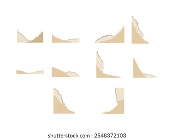 Paper Corner Design Element Set