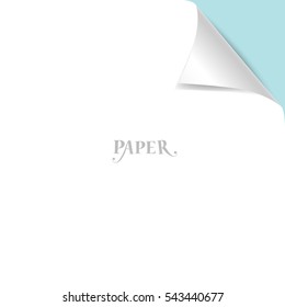 Paper Corner Folds. Vector illustration.