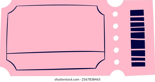 Paper Coupon Frame Pattern Vector Illustration
