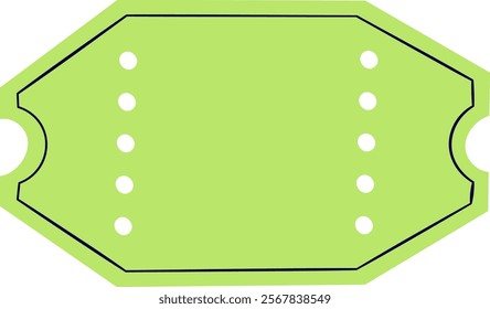 Paper Coupon Frame Pattern Vector Illustration