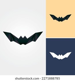 Paper Craft Bat Logo Design