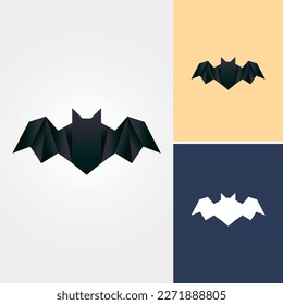 Paper Craft Bat Logo Design