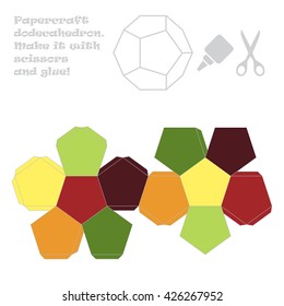 Paper craft dodecahedron