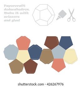 Paper craft dodecahedron