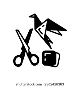 Paper Craft icon in vector. Illustration