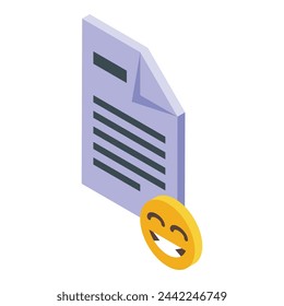 Paper creative idea icon isometric vector. Thinking solution. Head logical brain