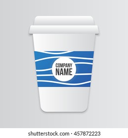 Paper cup with cap