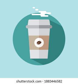Gráficos vectores de café de taza de papel