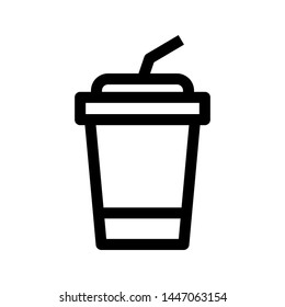 paper Cup for coffee, vector illustration isolated on white background