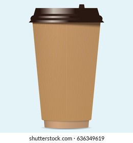 Paper cup. Coffee. Vector illustration